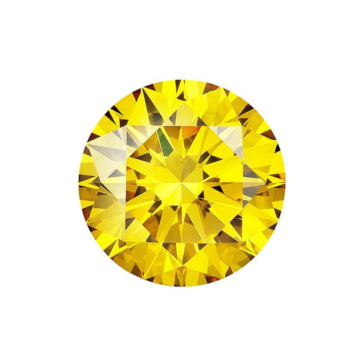 0.45 CT ROUND VS2 GOLDEN YELLOW